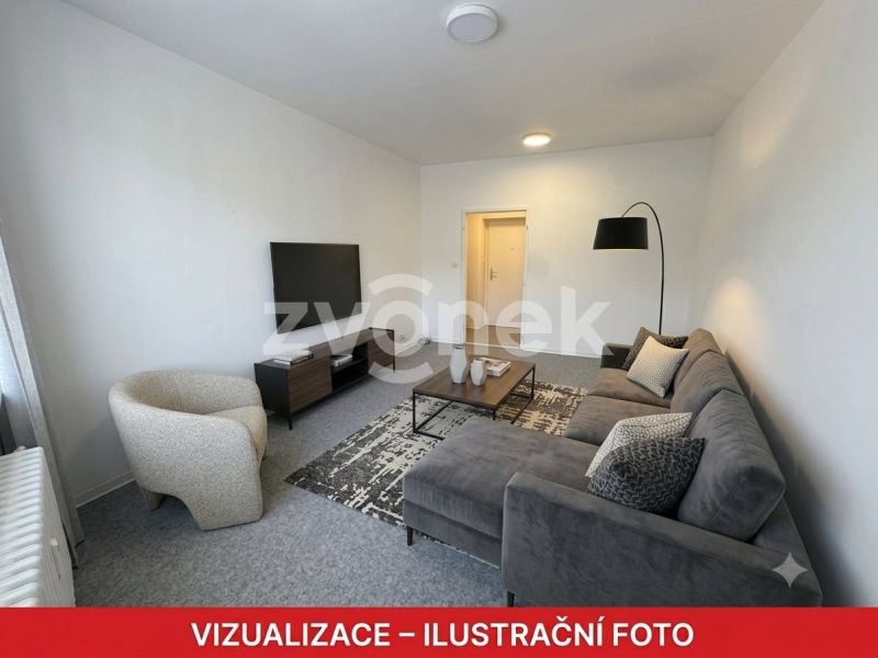 Pronájem bytu 2+1 obklopené zelení U Trojáku ve Zlíně.