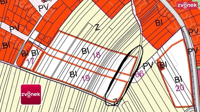 Prodej stavebního/investičního pozemku 2 143 m², Zlechov
