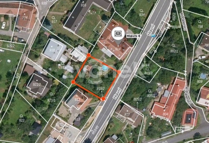 Prodej stavebního pozemku cca 470 m², Hvozdná