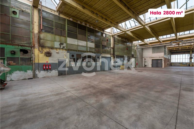 Pronájem výrobně skladovací haly 472 - 2 800 m², Holešov