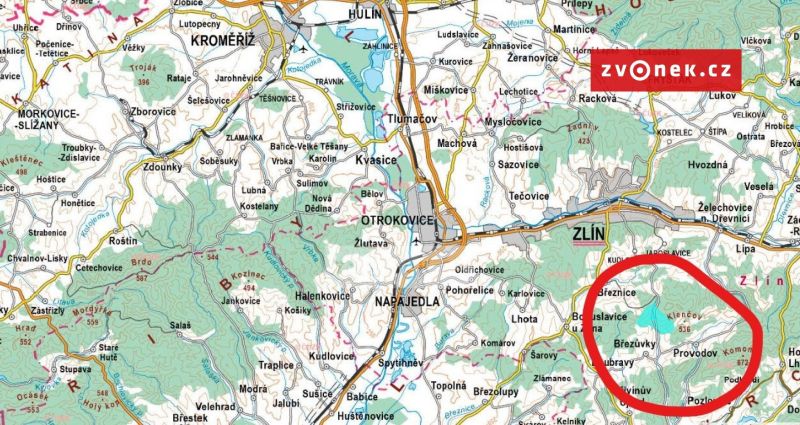 Prodej podílu 46/360 komerčního pozemku 230 000 m², Březůvky