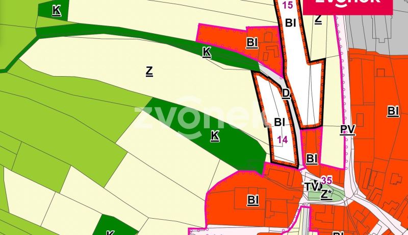 Prodej pole 17 509 m², Ludkovice
