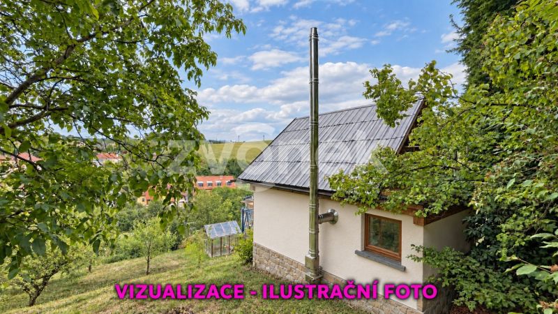 Domek k dokončení s možností rozšíření, pozemkem přes 1 000 m² a nádherným výhledem – Jaroslavice u Zlína