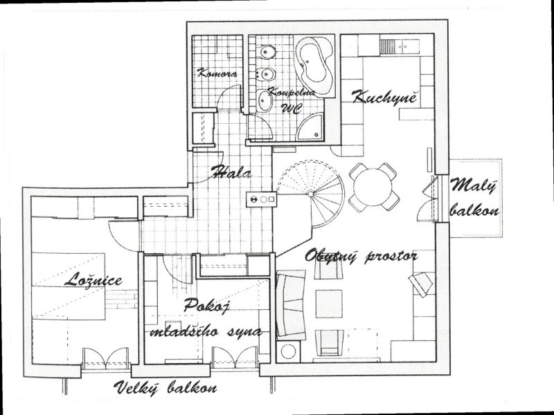 Nadstandardní byt 5+kk 121 m², Zlín