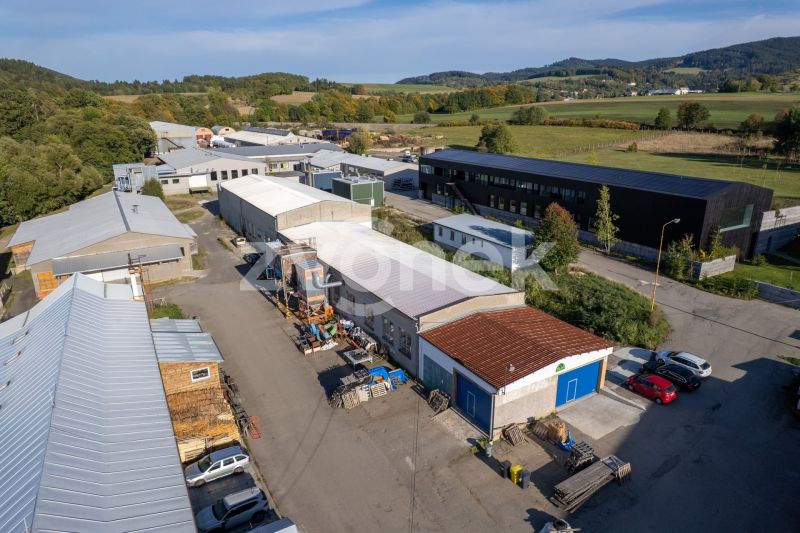 Prodej výrobního areálu se sušárnou na dřevo a s pozemky 6069 m², Valašské Příkazy