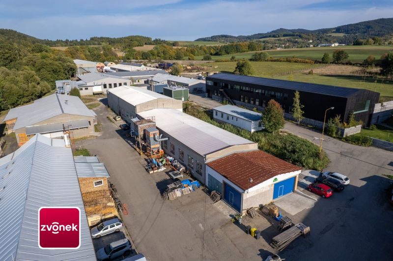 Prodej výrobního areálu se sušárnou na dřevo a s pozemky 6069 m², Valašské Příkazy