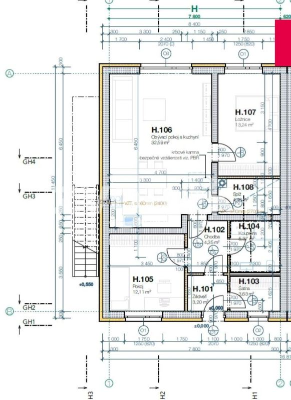 Pronájem rodinného domu 79 m², Zlín - Štípa