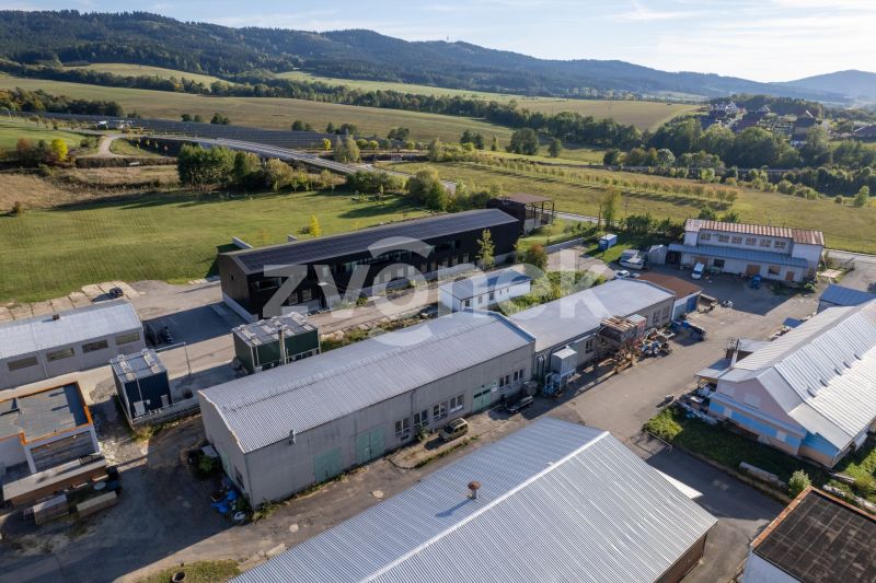 Prodej výrobního areálu se sušárnou na dřevo a s pozemky 6069 m², Valašské Příkazy