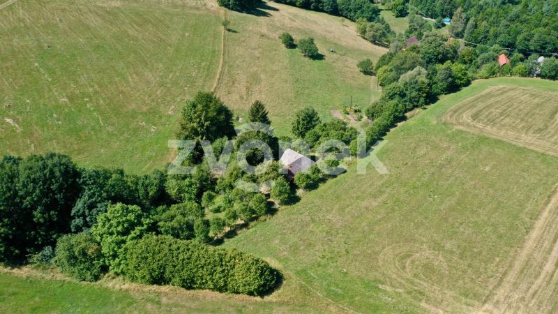 Prodej chalupy s velkými pozemky Kochavec, Štítná nad Vláří