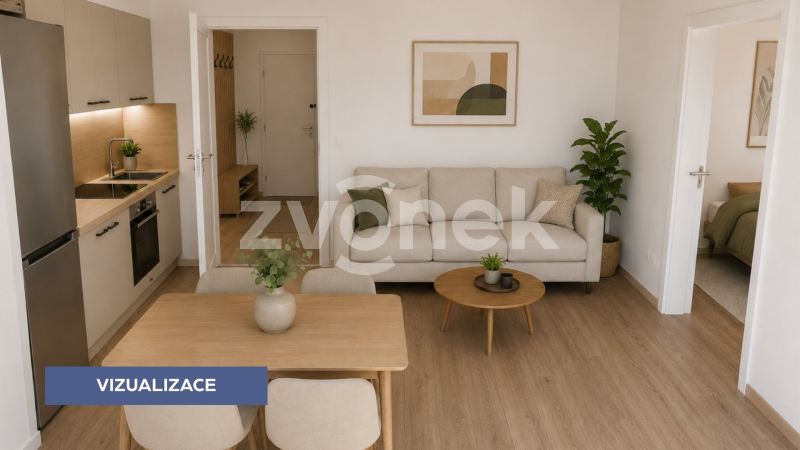 Prodej nového bytu 1+1 47 m², Vsetín