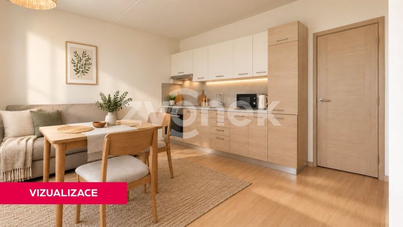 Světlý byt 1+1 s krásným výhledem a potenciálem pro vlastní bydlení i investici | 37,2 m² | Otrokovice – Kvítkovice