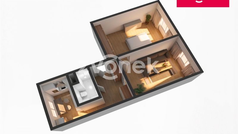 Prodej bytu 2+1 56 m², Zlín