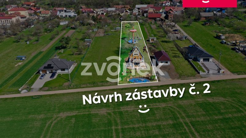 Prodej stavebního pozemku 2 445 m², Přílepy